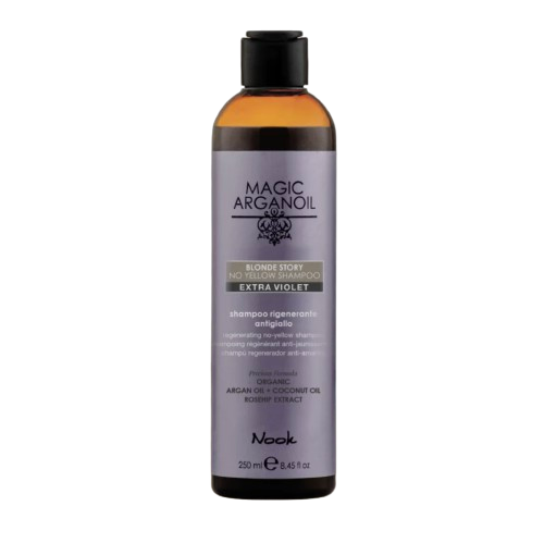 No Yellow Silver shampoo, Nook Origin, silver hår, kold farve