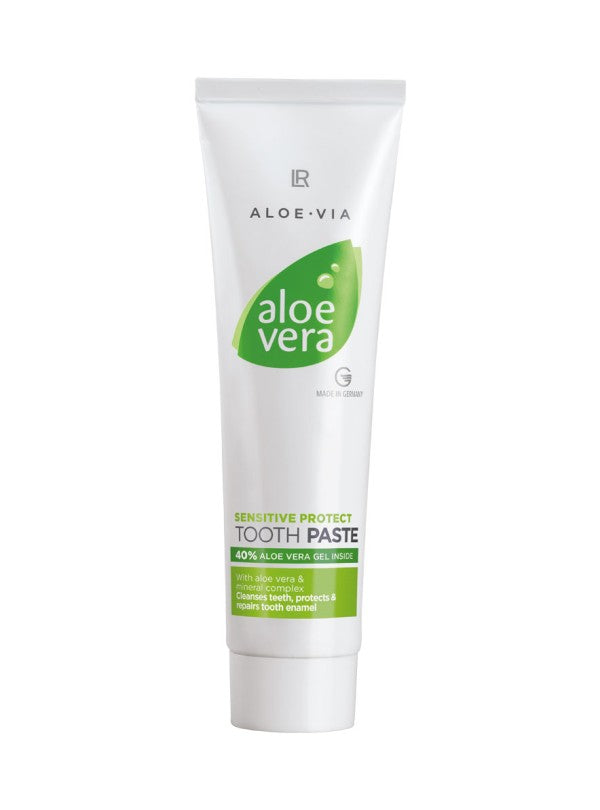Aloe Vera Sensitive Protect Tooth Paste. ( tandpasta m flour)